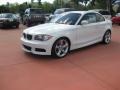 2008 Alpine White BMW 1 Series 135i Coupe  photo #1