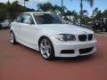 2008 Alpine White BMW 1 Series 135i Coupe  photo #3