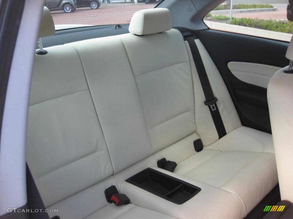 2008 1 Series 135i Coupe - Alpine White / Grey photo #9