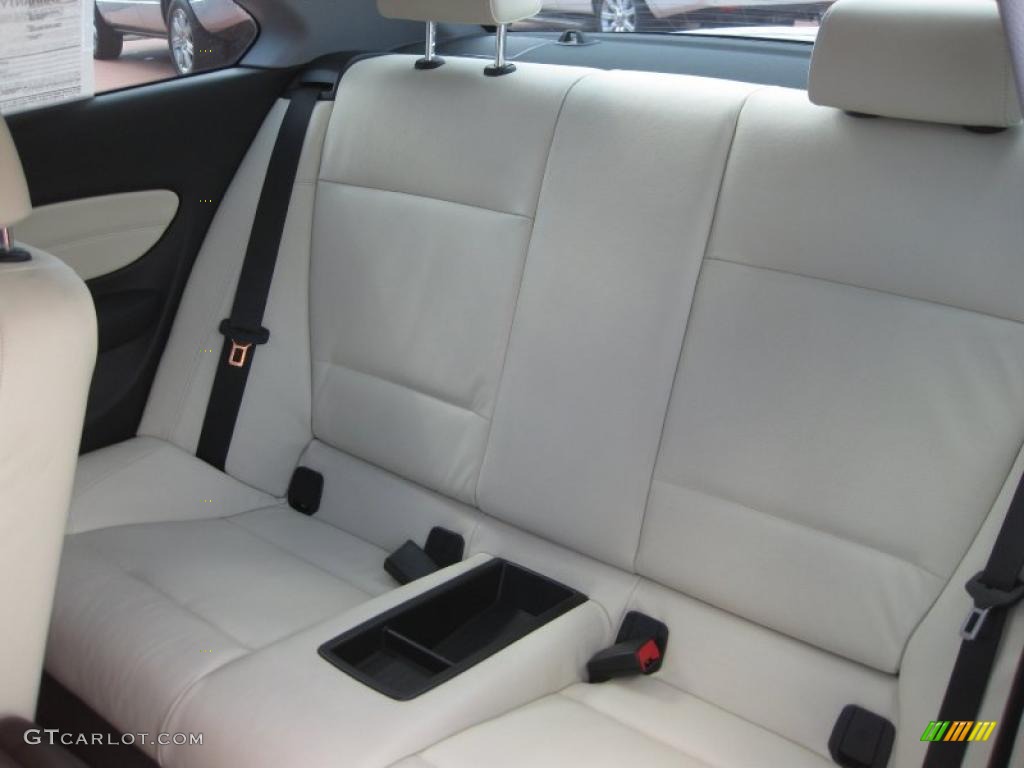 2008 1 Series 135i Coupe - Alpine White / Grey photo #11