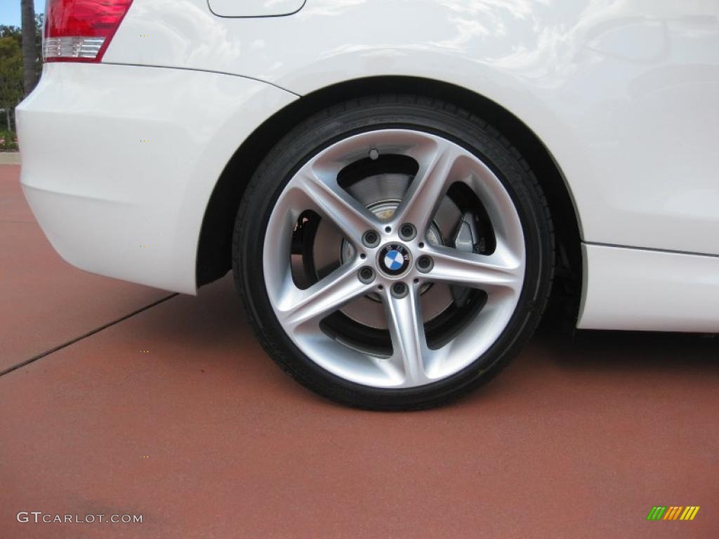 2008 1 Series 135i Coupe - Alpine White / Grey photo #15