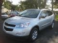 2010 Silver Ice Metallic Chevrolet Traverse LS  photo #1