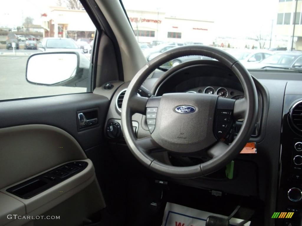 2009 Taurus X SEL - White Sand Tri-Coat Metallic / Medium Light Stone photo #11