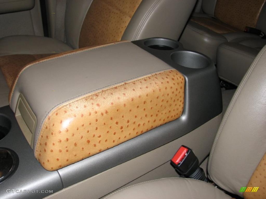 2006 F150 Lariat SuperCrew 4x4 - Dark Toreador Red Metallic / Tan photo #24