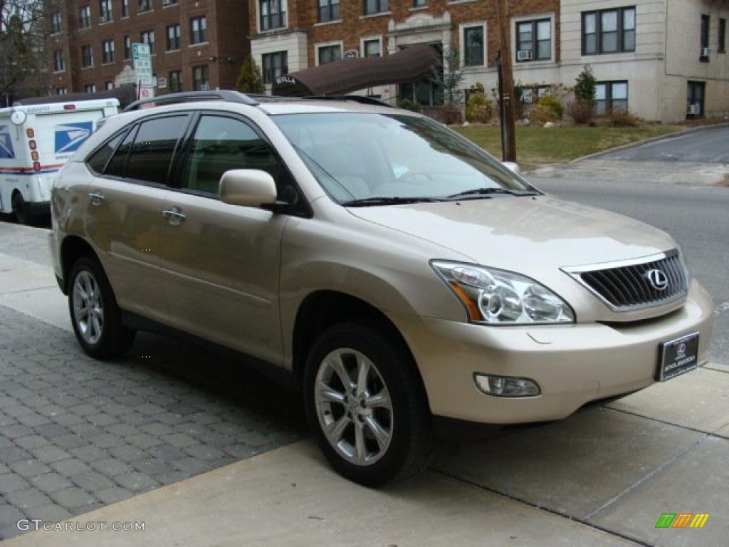 2007 RX 350 AWD - Savannah Beige Metallic / Ivory photo #3