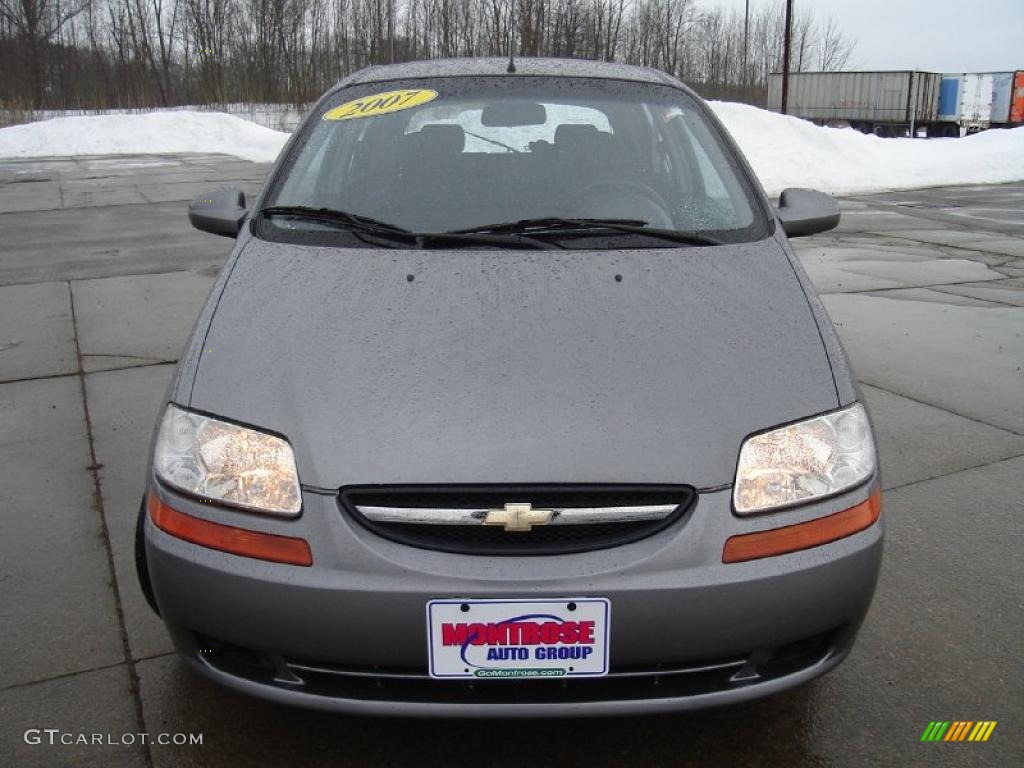 2007 Aveo 5 LS Hatchback - Cosmic Silver / Charcoal Black photo #7