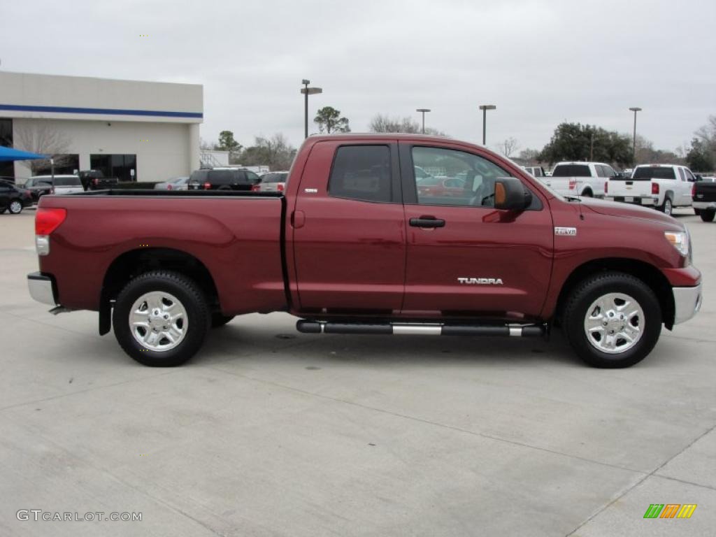 2008 Tundra SR5 Double Cab - Salsa Red Pearl / Graphite Gray photo #2