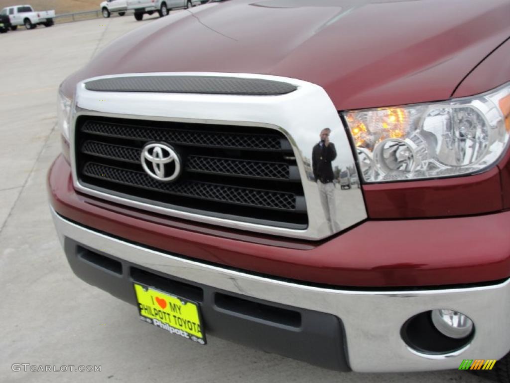 2008 Tundra SR5 Double Cab - Salsa Red Pearl / Graphite Gray photo #12