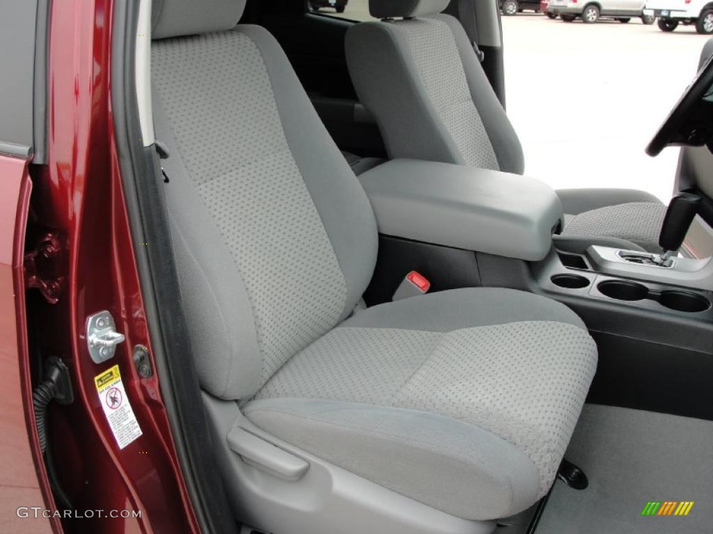 2008 Tundra SR5 Double Cab - Salsa Red Pearl / Graphite Gray photo #28