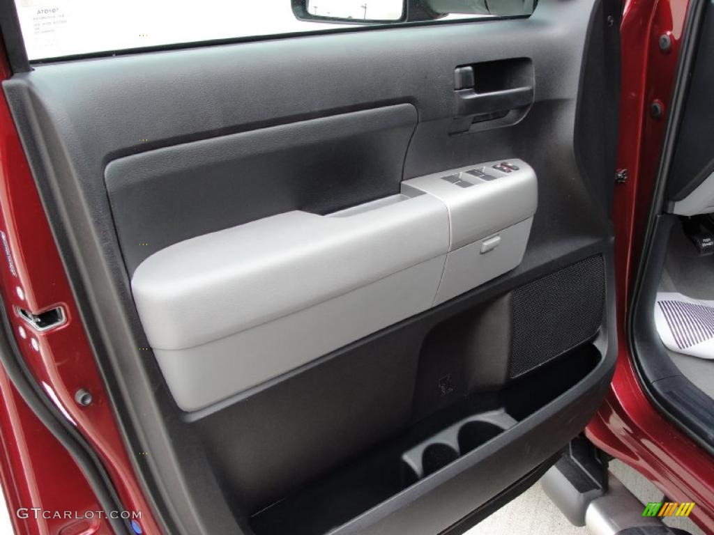 2008 Tundra SR5 Double Cab - Salsa Red Pearl / Graphite Gray photo #33