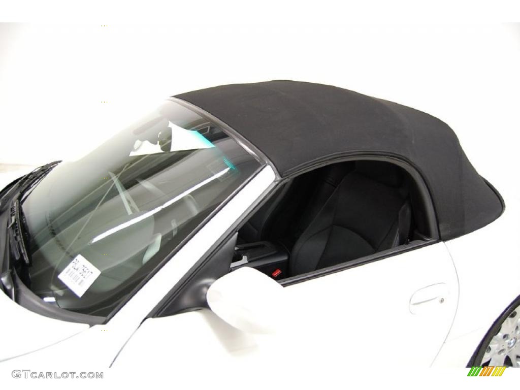 2008 Z4 3.0i Roadster - Alpine White / Black photo #24