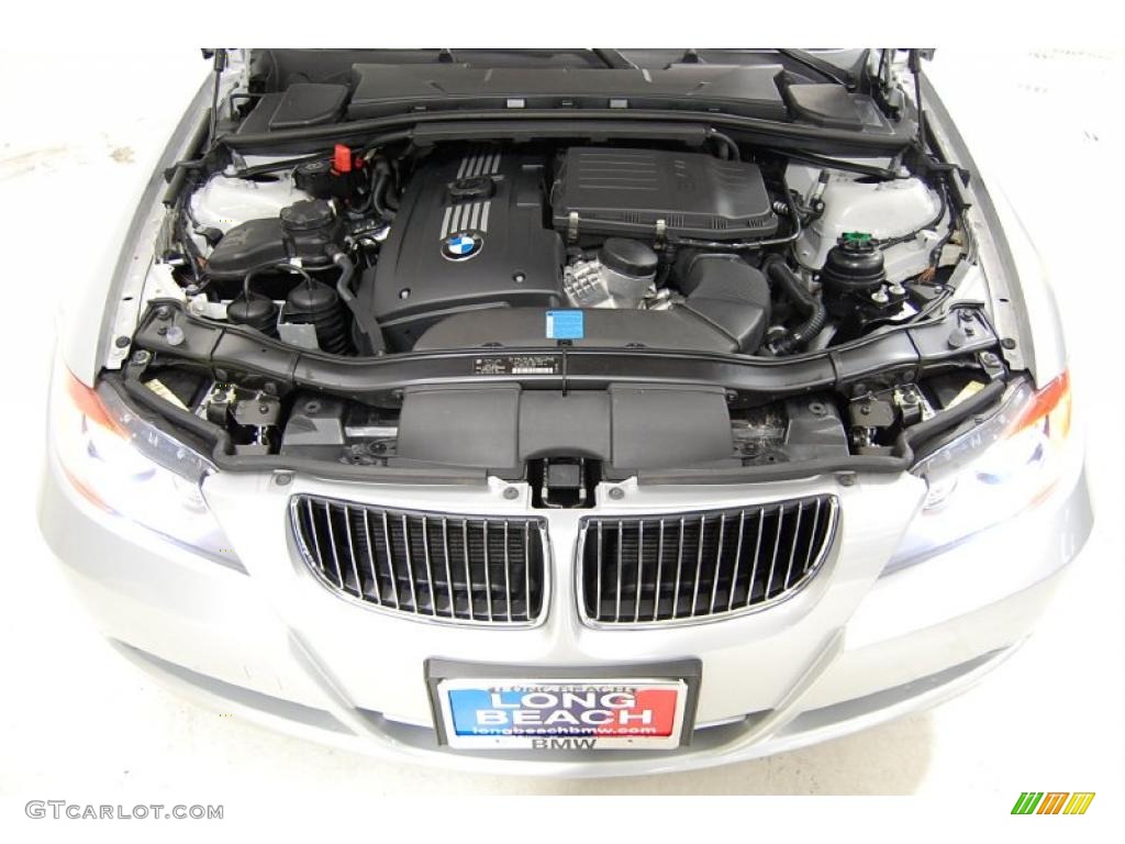 2007 3 Series 335i Sedan - Titanium Silver Metallic / Grey photo #16