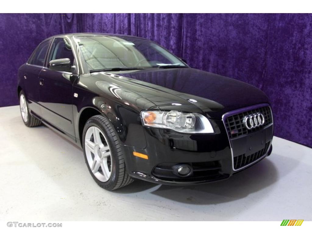 2008 A4 2.0T Special Edition Sedan - Brilliant Black / Black photo #1