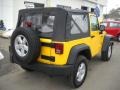 2008 Detonator Yellow Jeep Wrangler X 4x4  photo #2