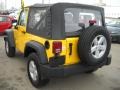 2008 Detonator Yellow Jeep Wrangler X 4x4  photo #4