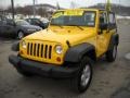 2008 Detonator Yellow Jeep Wrangler X 4x4  photo #18