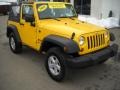 2008 Detonator Yellow Jeep Wrangler X 4x4  photo #20