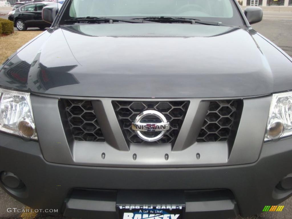 2007 Xterra S 4x4 - Night Armor Black Metallic / Charcoal photo #16