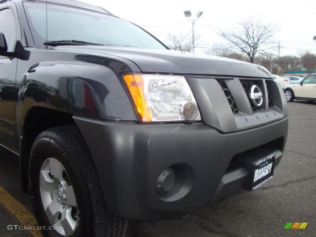 2007 Xterra S 4x4 - Night Armor Black Metallic / Charcoal photo #24