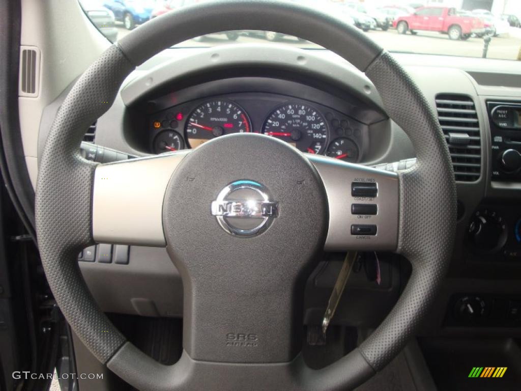 2007 Xterra S 4x4 - Night Armor Black Metallic / Charcoal photo #37