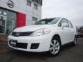 2008 Fresh Powder White Nissan Versa 1.8 SL Sedan  photo #4