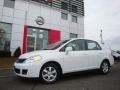 2008 Fresh Powder White Nissan Versa 1.8 SL Sedan  photo #5