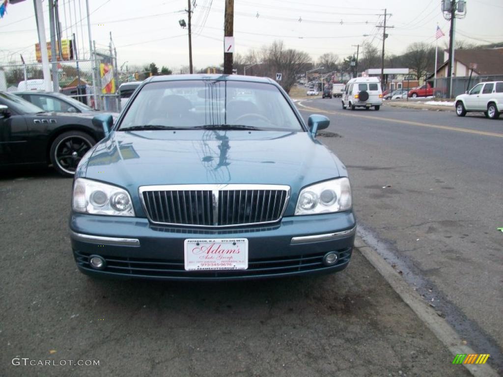 2004 XG350 L Sedan - Celadon Green Metallic / Gray photo #4