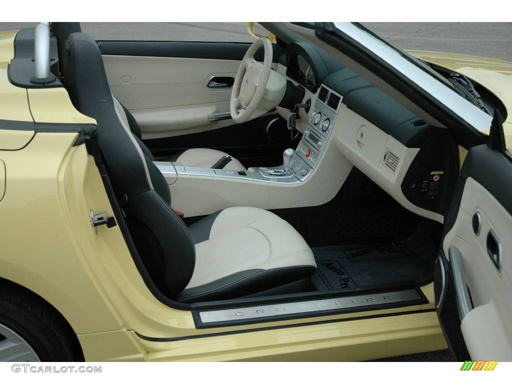 2005 Crossfire Limited Roadster - Classic Yellow Pearlcoat / Dark Slate Grey/Vanilla photo #10