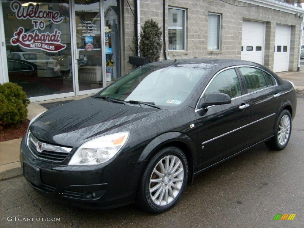 2007 Aura XR - Black Onyx / Morocco Brown photo #1