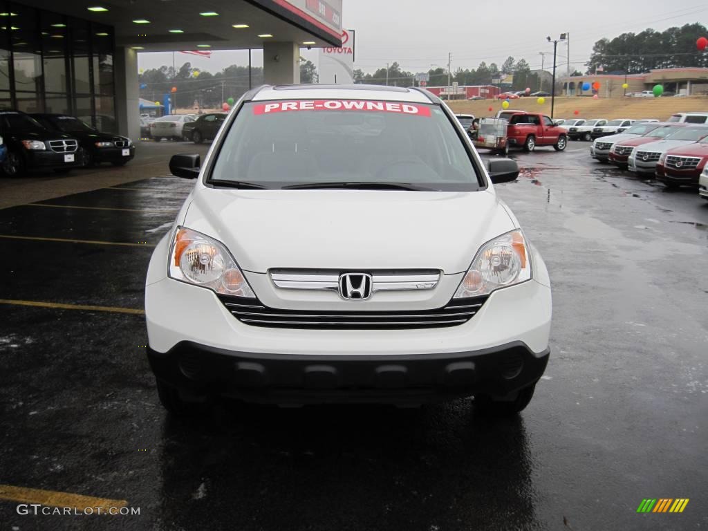 2008 CR-V EX - Taffeta White / Gray photo #3