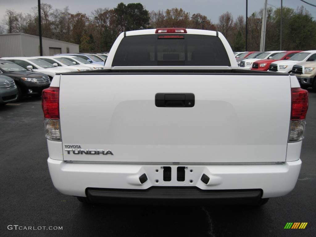 2010 Tundra SR5 Double Cab - Super White / Graphite Gray photo #5