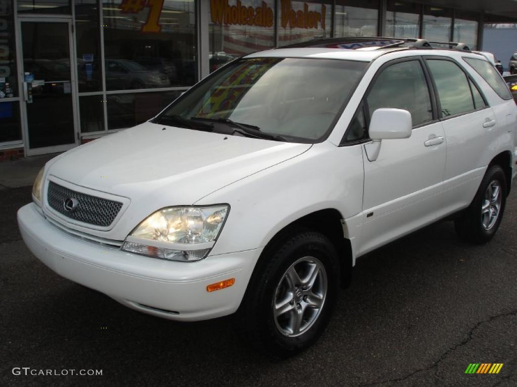 2002 RX 300 AWD - White Gold Crystal / Ivory photo #1