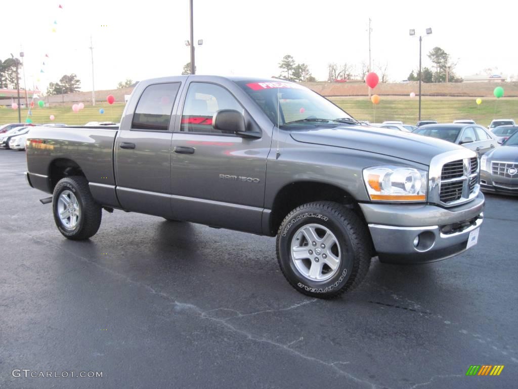 2006 Ram 1500 SLT TRX Quad Cab 4x4 - Mineral Gray Metallic / Medium Slate Gray photo #2