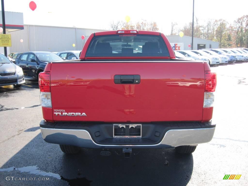 2010 Tundra Double Cab - Radiant Red / Graphite Gray photo #4