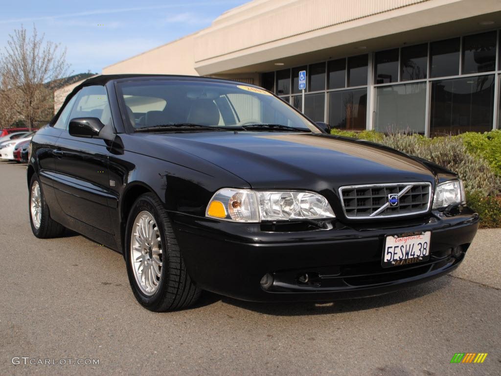 2003 C70 HT Convertible - Black Sapphire Metallic / Beige photo #1