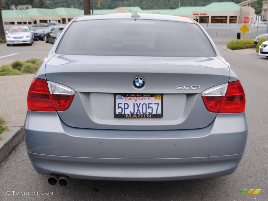 2006 3 Series 325i Sedan - Quartz Blue Metallic / Beige photo #4