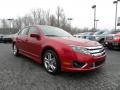 2010 Sangria Red Metallic Ford Fusion Sport  photo #1