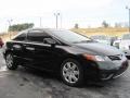 2008 Nighthawk Black Pearl Honda Civic LX Coupe  photo #2