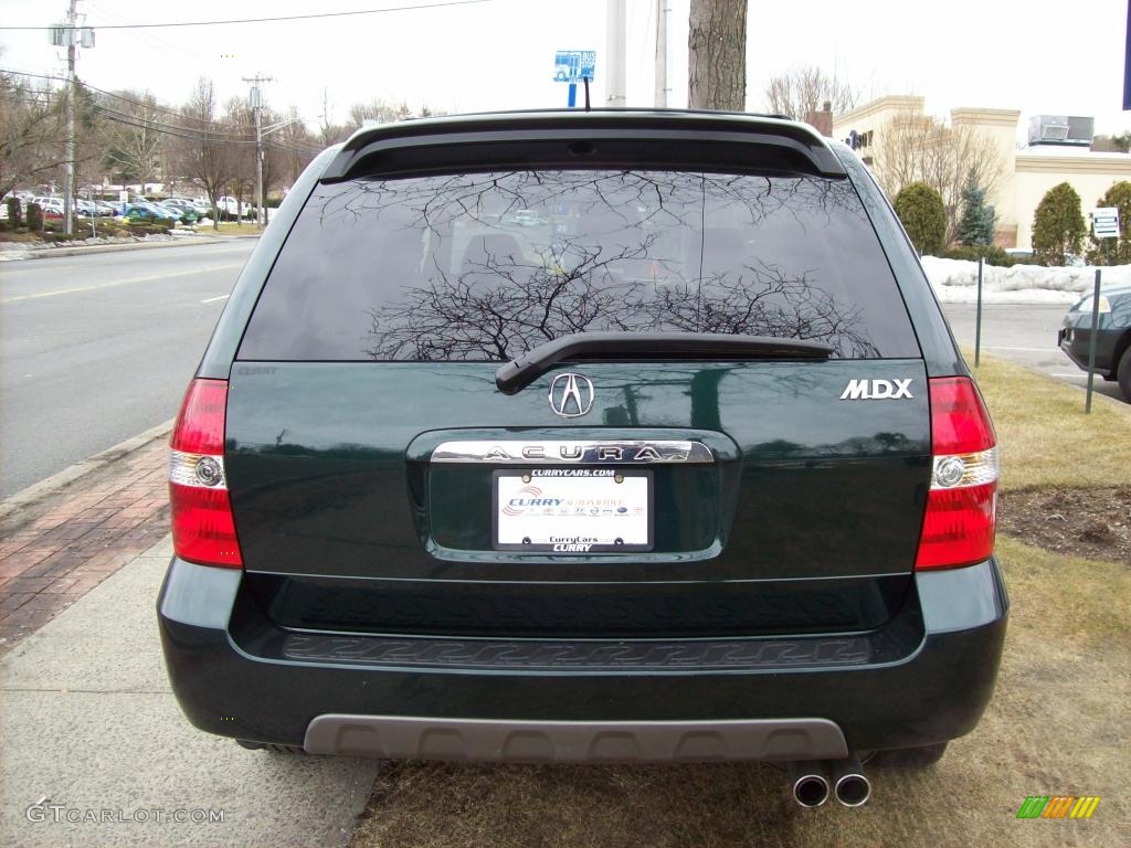 2001 MDX  - Dark Emerald Pearl / Saddle photo #6