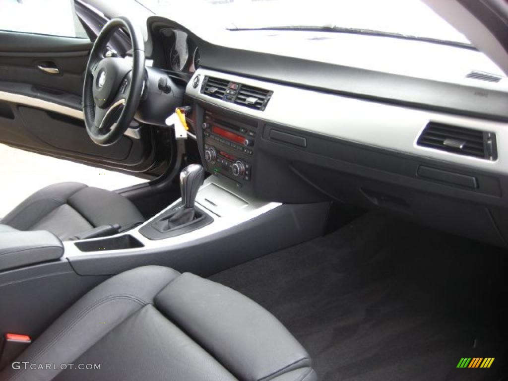 2008 3 Series 335i Coupe - Jet Black / Black Dakota Leather photo #17