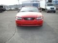 2004 Torch Red Ford Mustang V6 Convertible  photo #12