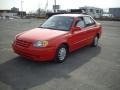 Retro Red 2005 Hyundai Accent GLS Sedan