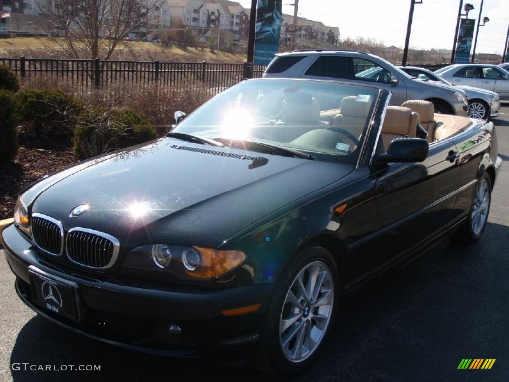 2004 3 Series 330i Convertible - Black Sapphire Metallic / Sand photo #14