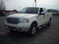 2007 White Sand Tri-Coat Ford F150 Lariat SuperCrew 4x4  photo #2