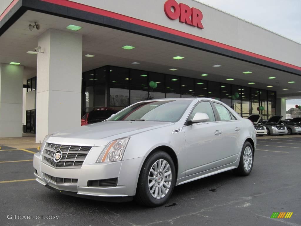 2010 CTS 3.0 Sedan - Radiant Silver Metallic / Light Titanium/Ebony photo #1