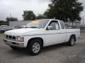 Cloud White 1996 Nissan Hardbody Truck XE Extended Cab