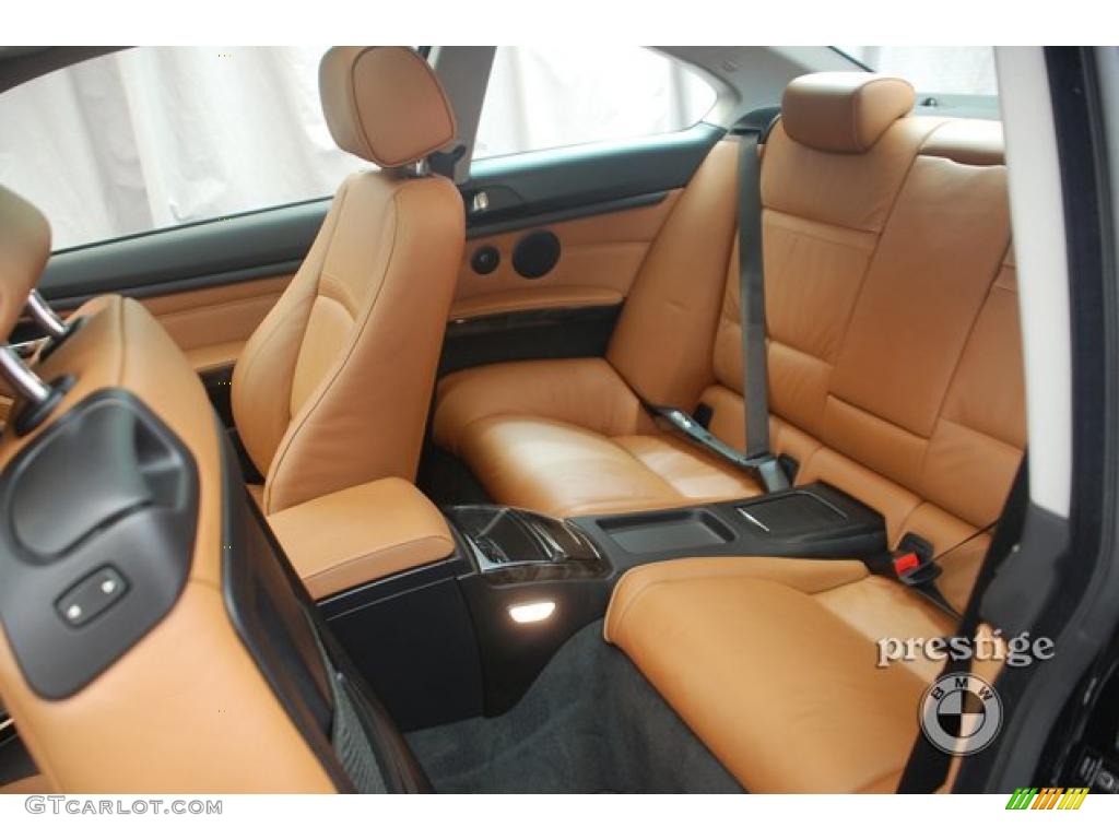 2009 3 Series 328xi Coupe - Black Sapphire Metallic / Beige photo #10