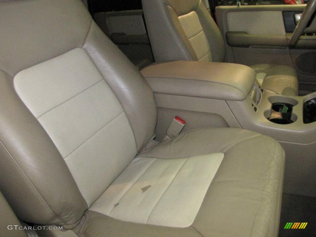2003 Expedition Eddie Bauer 4x4 - Laser Red Tinted Metallic / Medium Parchment photo #11