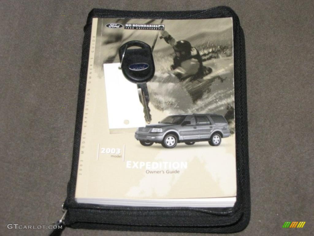 2003 Expedition Eddie Bauer 4x4 - Laser Red Tinted Metallic / Medium Parchment photo #22