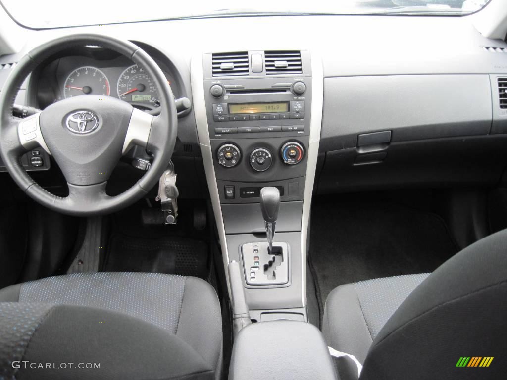 2009 Corolla S - Super White / Dark Charcoal photo #6